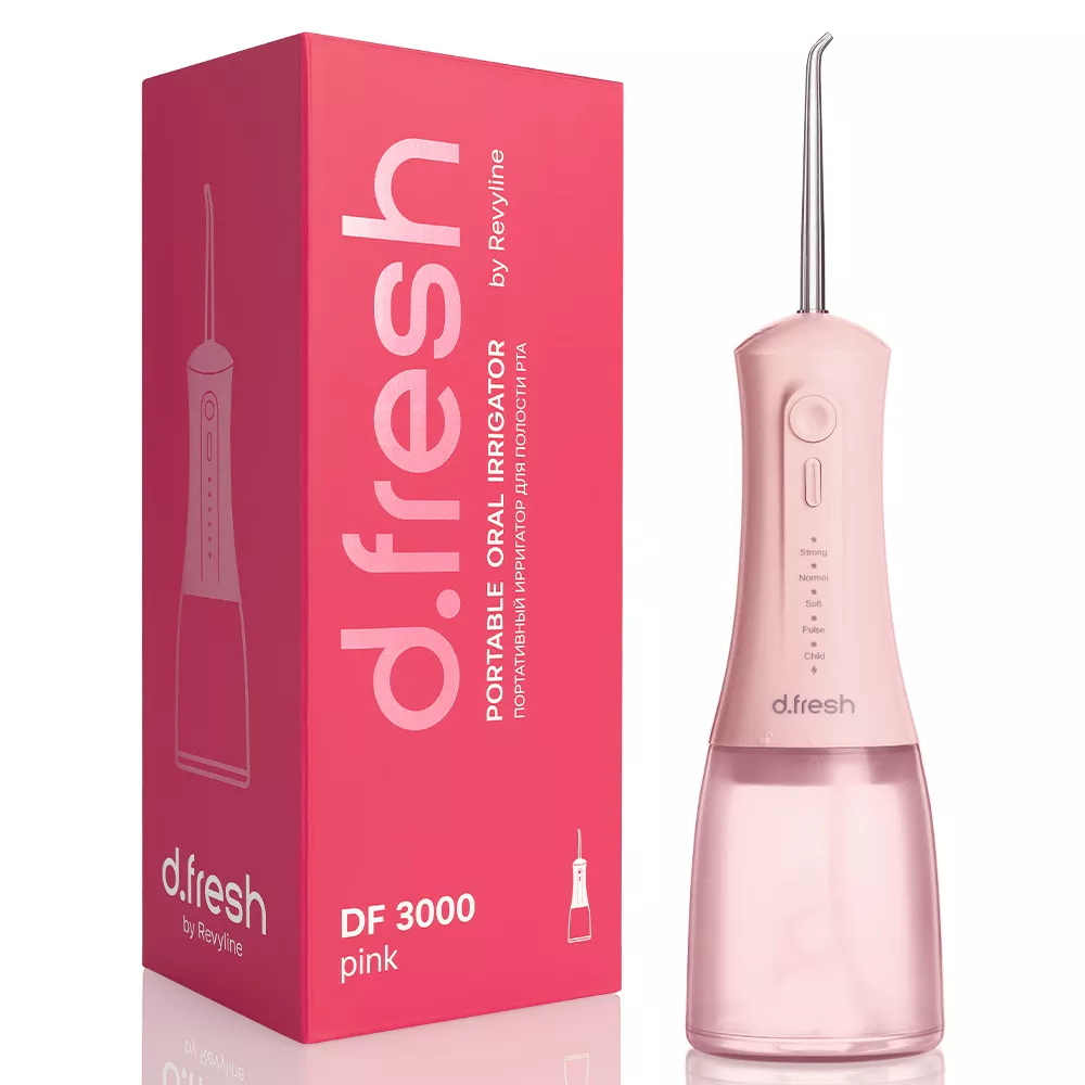 Портативный ирригатор D.Fresh by Revyline DF3000 Pink