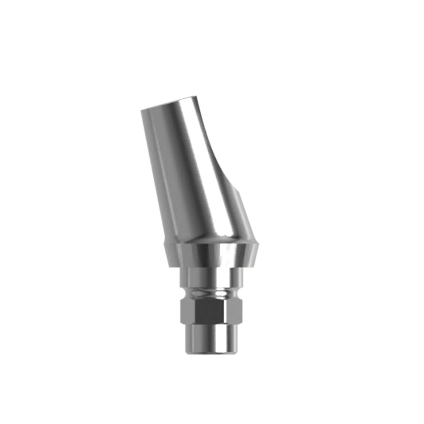 Абатмент титановый угловой 15°, совместим с XIVE FRIADENT ⌀ 3,4 (1 мм), с винтом