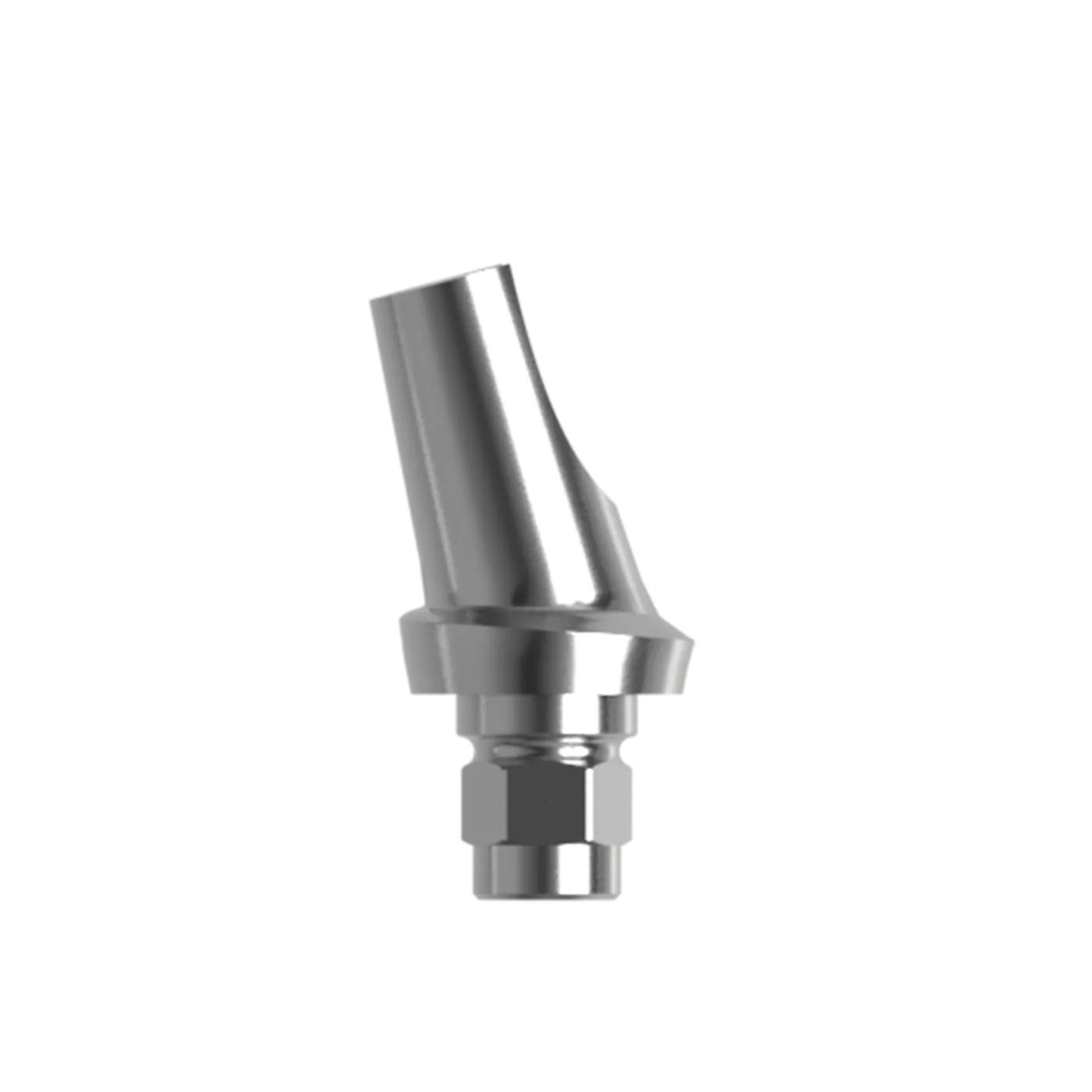 Абатмент титановый угловой 15°, совместим с XIVE FRIADENT ⌀ 4,5 (1 мм), с винтом
