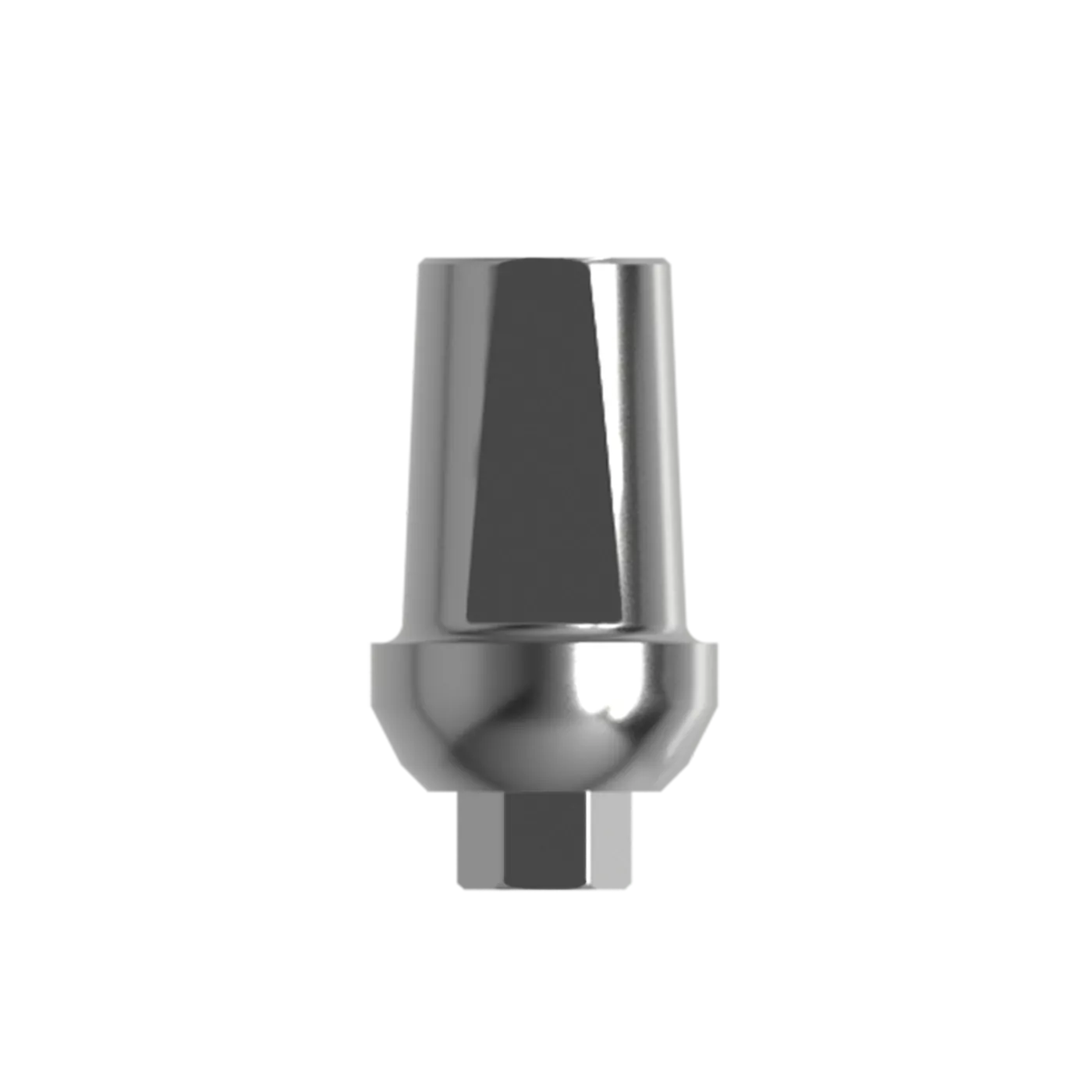 Абатмент титановый прямой, совместим с ALPHA-BIO, MIS, ADIN ⌀ 5,0/6,0 (2 мм), с винтом
