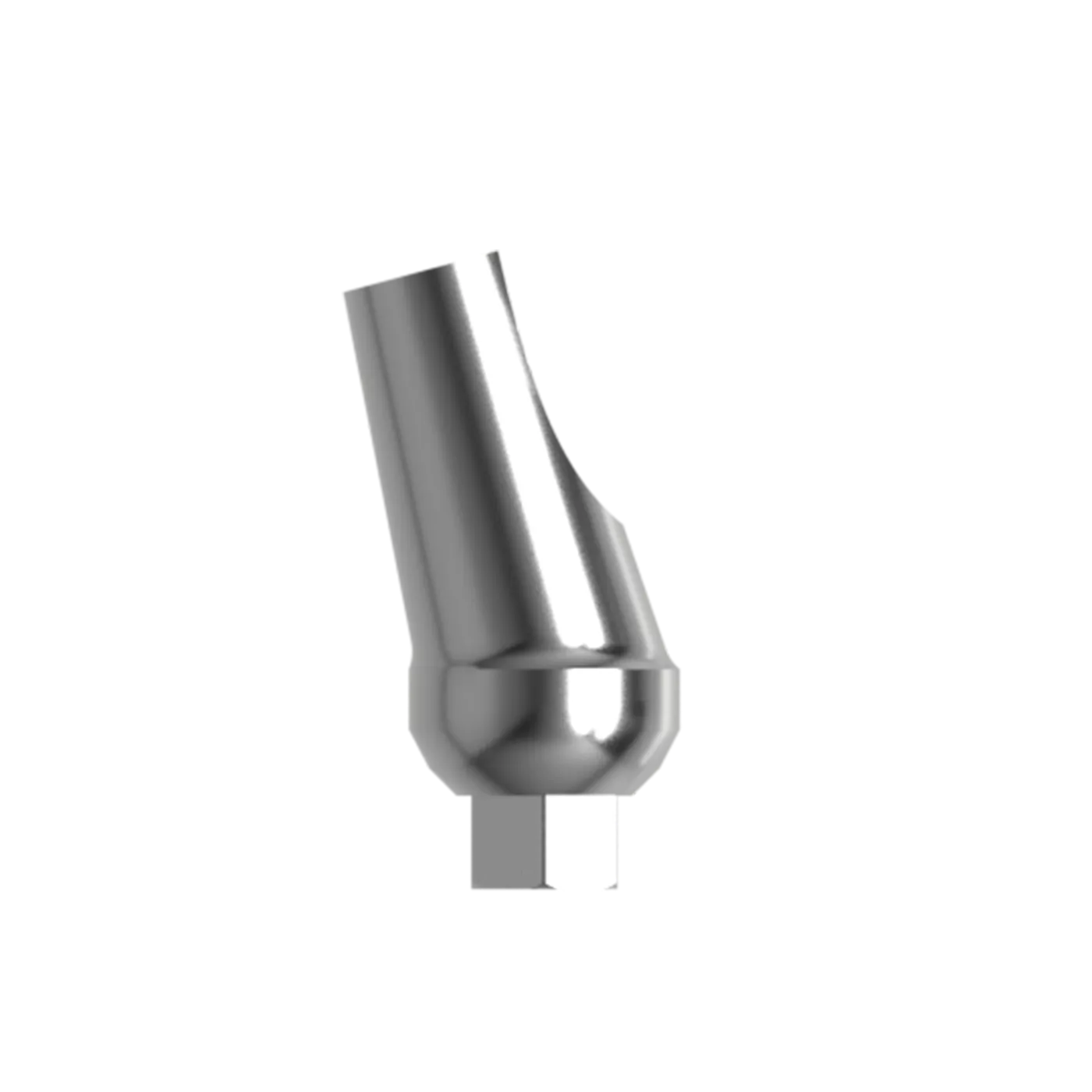 Абатмент титановый угловой 15°, совместим с ALPHA-BIO, MIS, ADIN ⌀ 3,75/4,2 (2 мм), с винтом