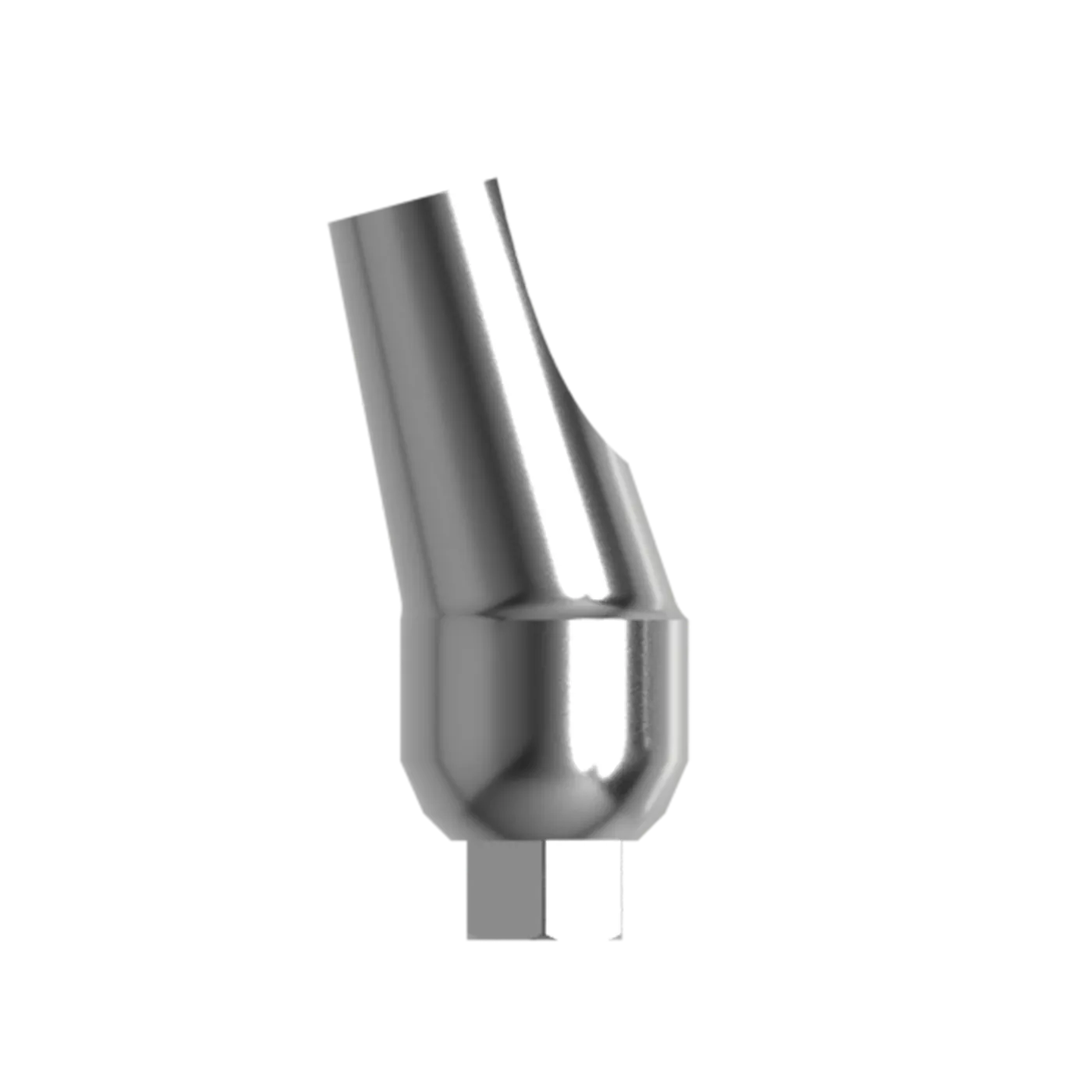 Абатмент титановый угловой 15°, совместим с ALPHA-BIO, MIS, ADIN ⌀ 3,75/4,2 (4 мм), с винтом