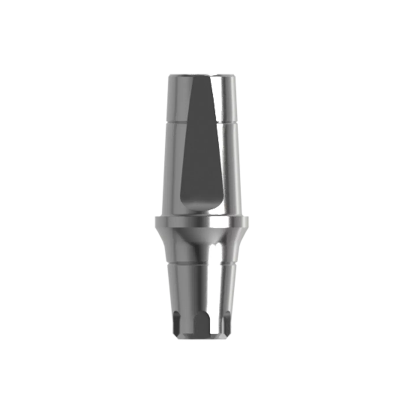 Абатмент титановый прямой, совместим с MIS C1 ⌀ 3,3 (2 мм), прилагаются 2 винта