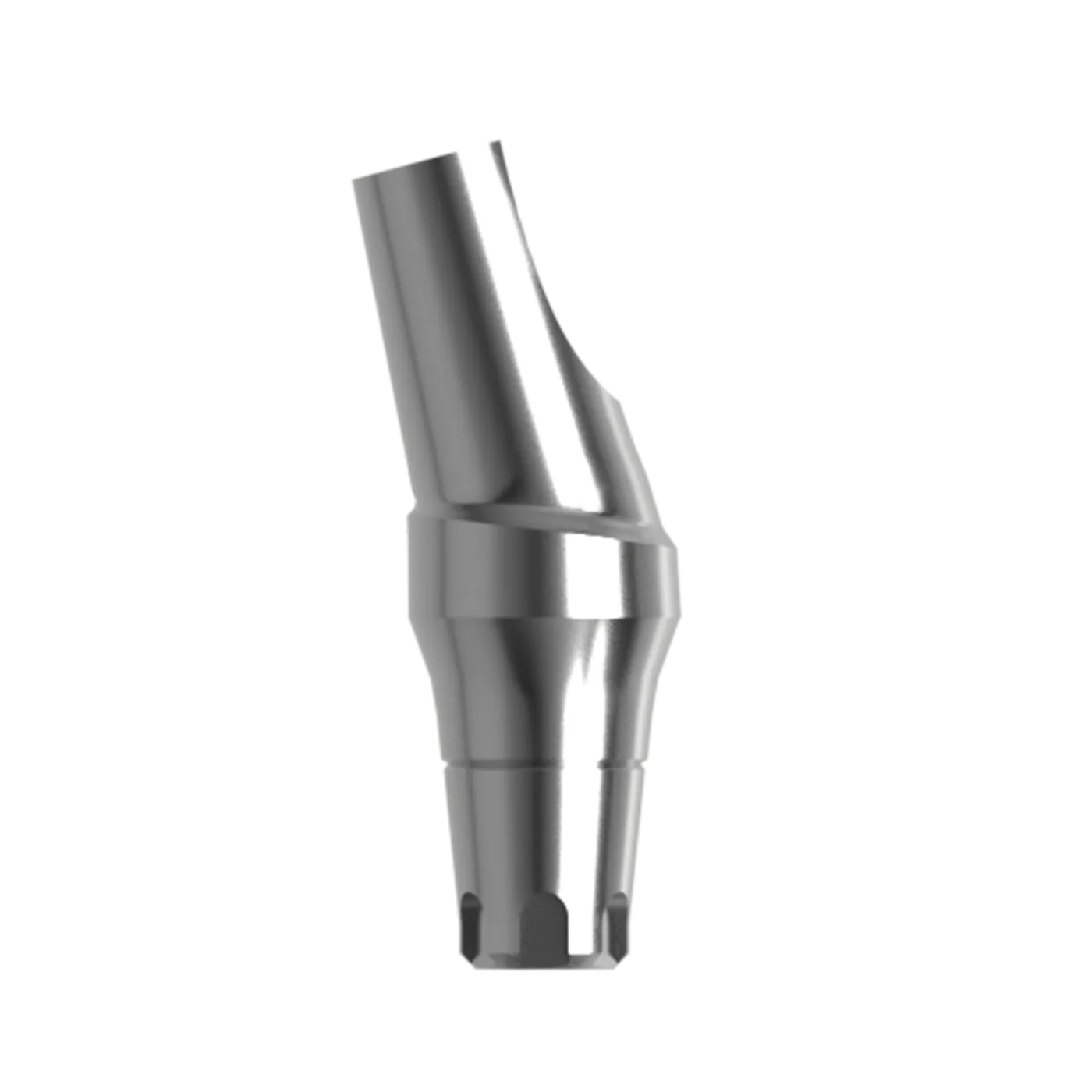Абатмент титановый угловой 15°, совместим с MIS C1 ⌀ 3,75/4,20 (3 мм), с винтом