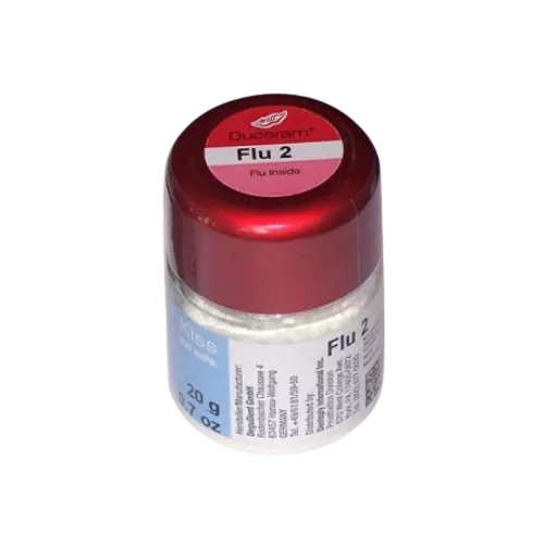 Duceram Kiss, кер.масса прозрачная Flu-Inside, дентин, 20 г. (Flu 1)