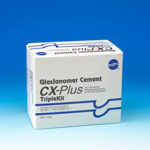 ЦХ-Плюс Трипл Сет / CX-Plus Triple Set для фиксации (35г х 3, 17мл х 3)  ,Shofu