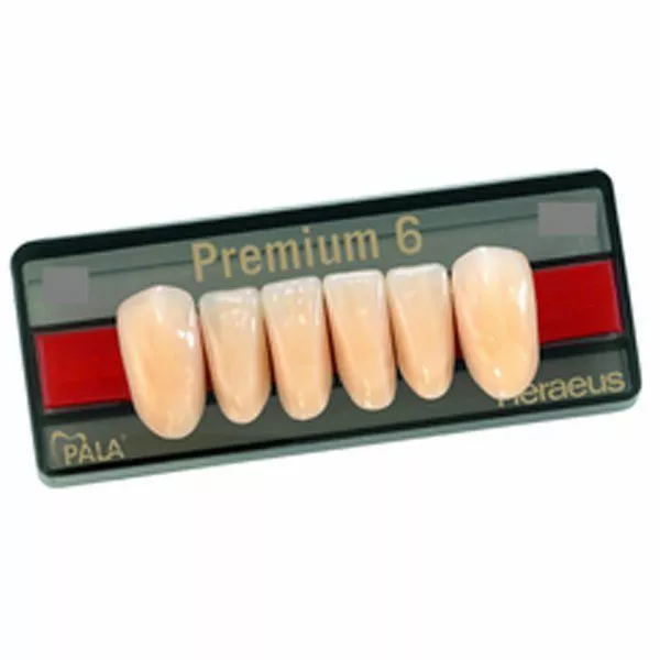 Зубы искуственные акриловые Premium 8 цвет B2 фасон L верх  PR8B2L