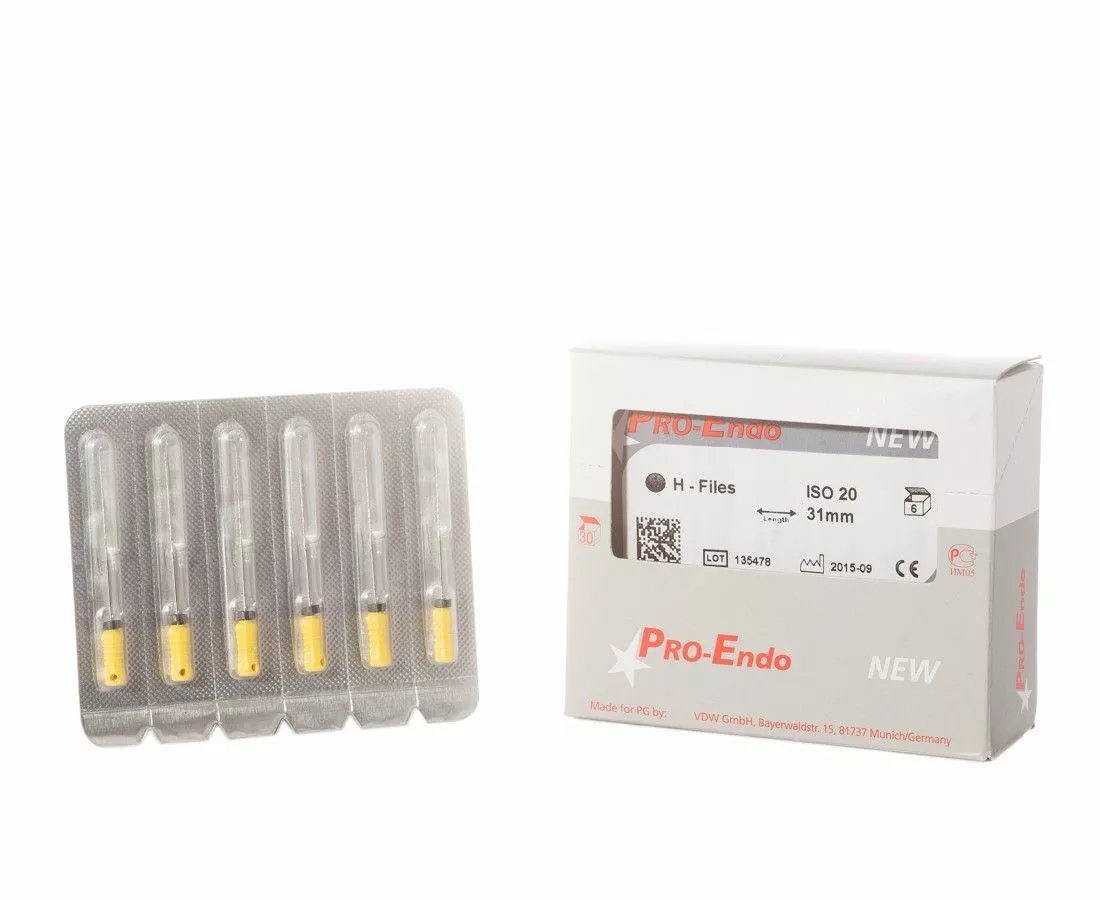 Ручные удлинённые H-файлы  20  L31 pro-endo-h-files