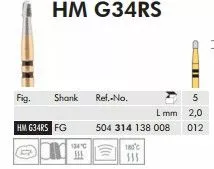 Боры твердосплавные, HMG34RS 012 FG 31, 5 шт. meisinger