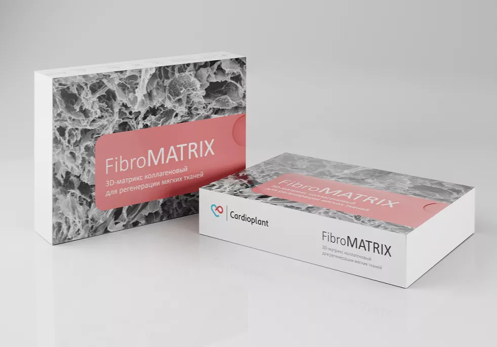 BioOst fibroMATRIX.  Коллагеновый 3D матрикс.   30x40 мм