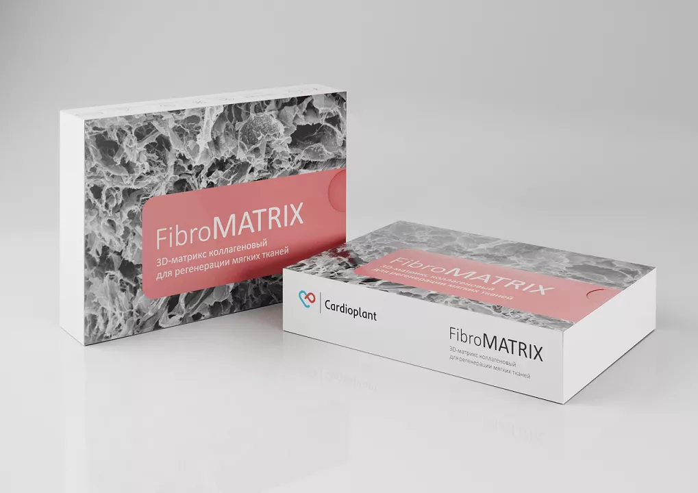 BioOst fibroMATRIX.  Коллагеновый 3D матрикс.   30x40 мм