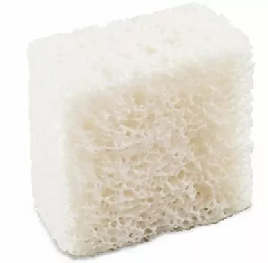 Special – гетерологичный перикард с коллагеном.OsteoBiol Sp-Block. 1 блок. 10x10x10 мм.  блок губчатой кости.  конский