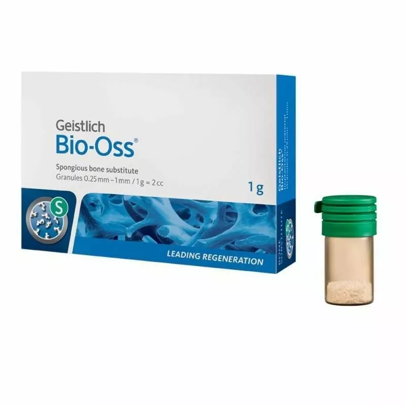 Bio-Oss spongiosa. Гранулы 2г, 1-2 мм L