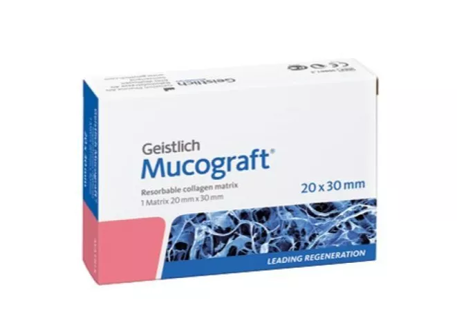 Mucograft Seal - биорезорбирующая защитная коллагеновая мембрана 20х30