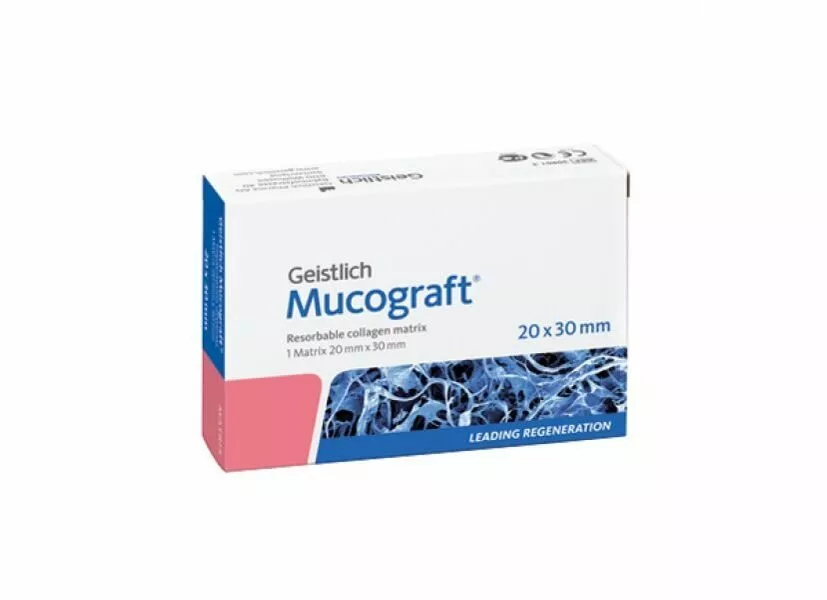 Mucograft Seal - биорезорбирующая защитная коллагеновая мембрана 20х30