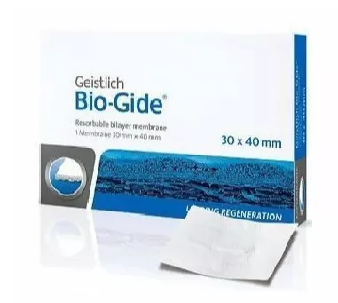 Bio-Gide - рассасывающаяся двухслойная мембрана 30х40