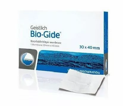 Bio-Gide - рассасывающаяся двухслойная мембрана 30х40