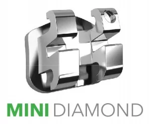 Брекет Mini-Dimond (Roth 018 прем.н.ч. лев.. с крючком.) 350-1613