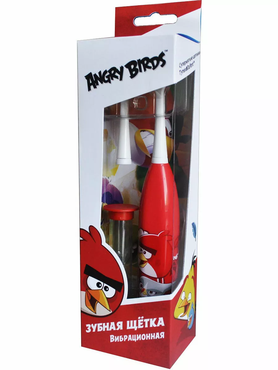 Зубная щетка  Angry Birds Детская вибрационная  SGA-1