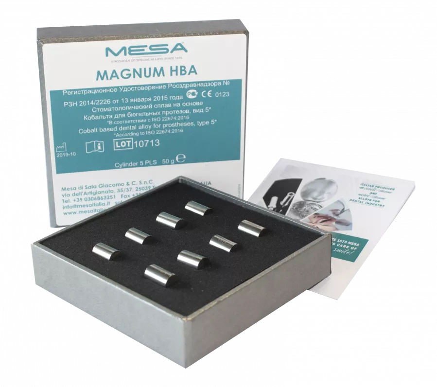 Магнум ЭйчБА / Magnum HBA (1кг) - CoCr-сплав для модельного литья