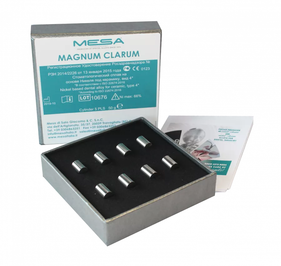 Магнум Кларум / Magnum Clarum (1кг) - NiCr-сплав для металлокерамических конструкций