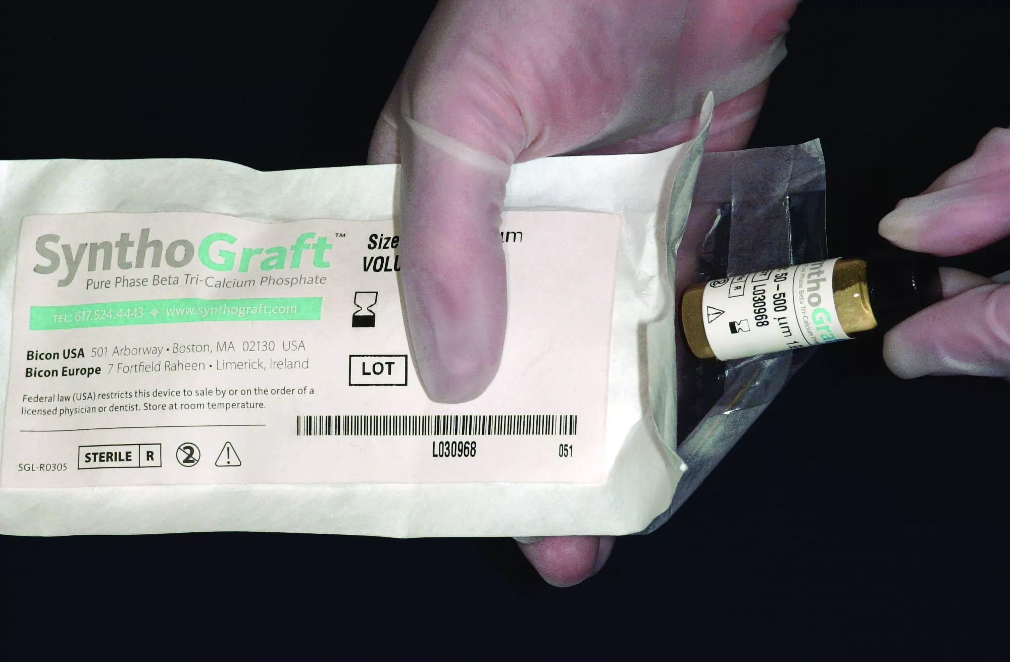 Костнопластический материал Synthograft 0,5 гр (50-500мкм)