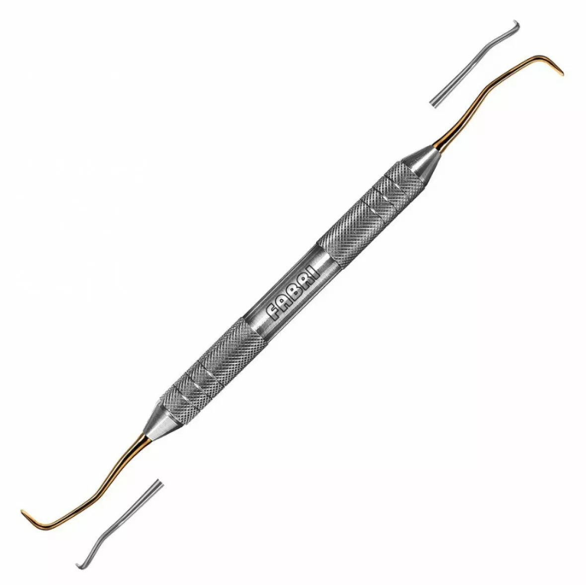 1703F TiN-Кюретка для средних и удаленных областей верхней челюсти, ручка 10 мм, покрытие TiN