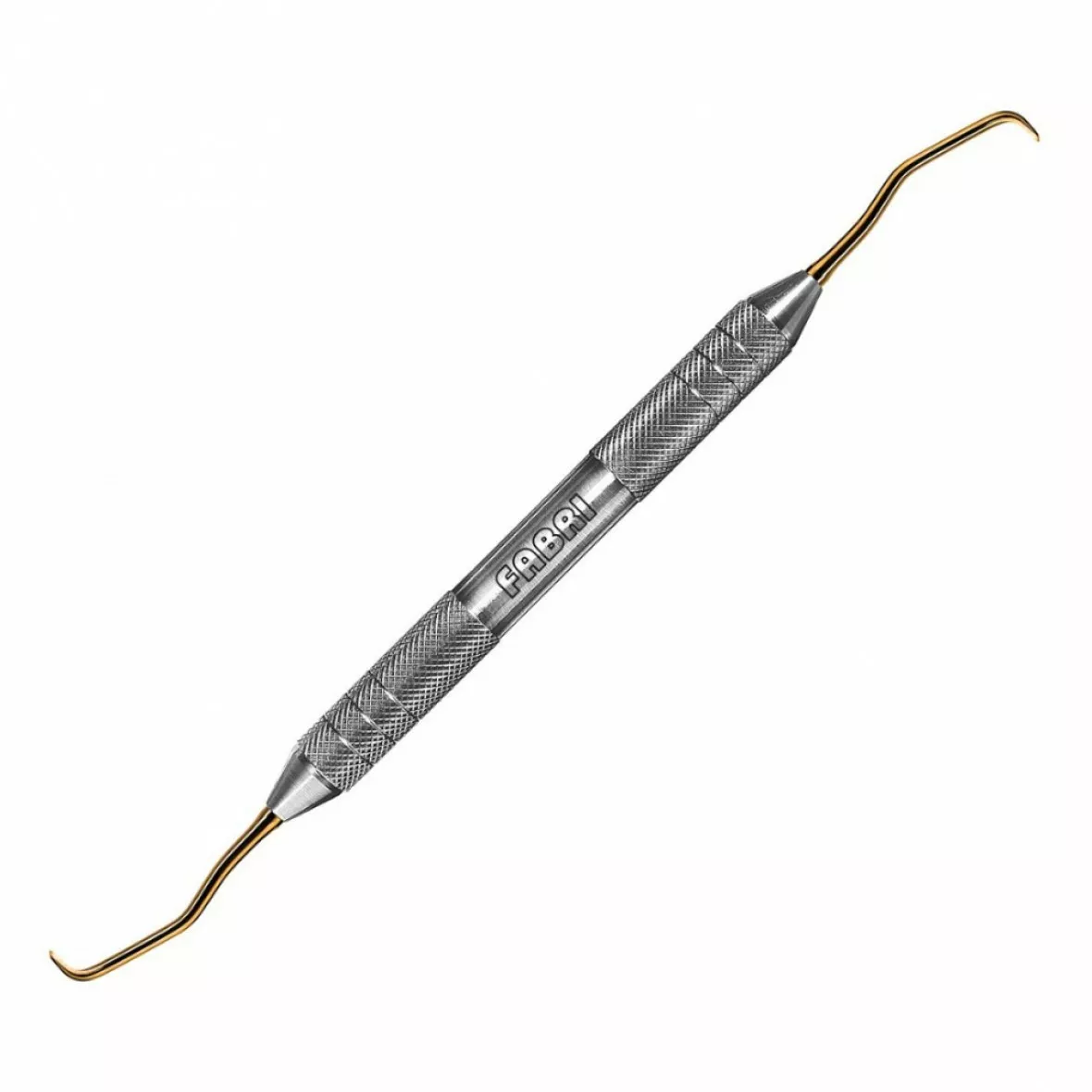 1705F TiN-Кюретка средняя. Эргономичная ручка  10mm. Покрытие Gold