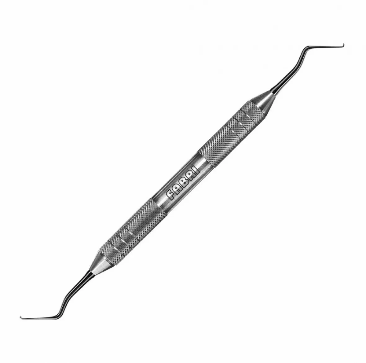 1708F-Инструмент в форме мотыги для мезиальных поверхностей моляров. Эргономичная ручка  10mm