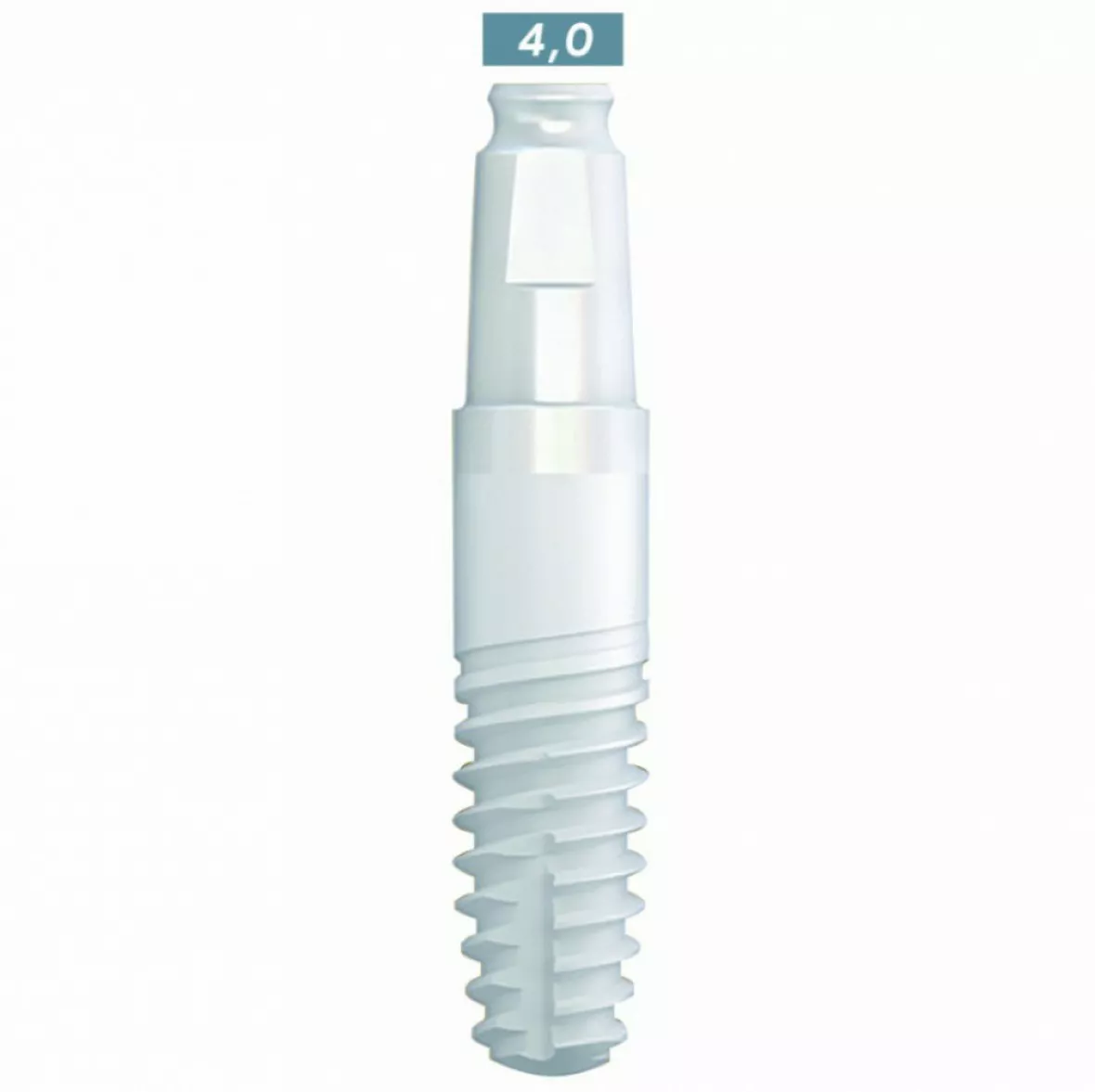 whiteSKY zirconium - цирконевый имплантат стоматологический (однокомпонентный), SKY4008C,  4.0 мм, L 08 мм