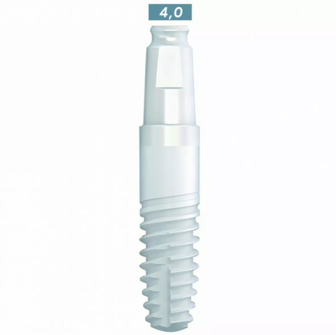 whiteSKY zirconium - цирконевый имплантат стоматологический (однокомпонентный), SKY4016C,  4.0 мм, L 16 мм