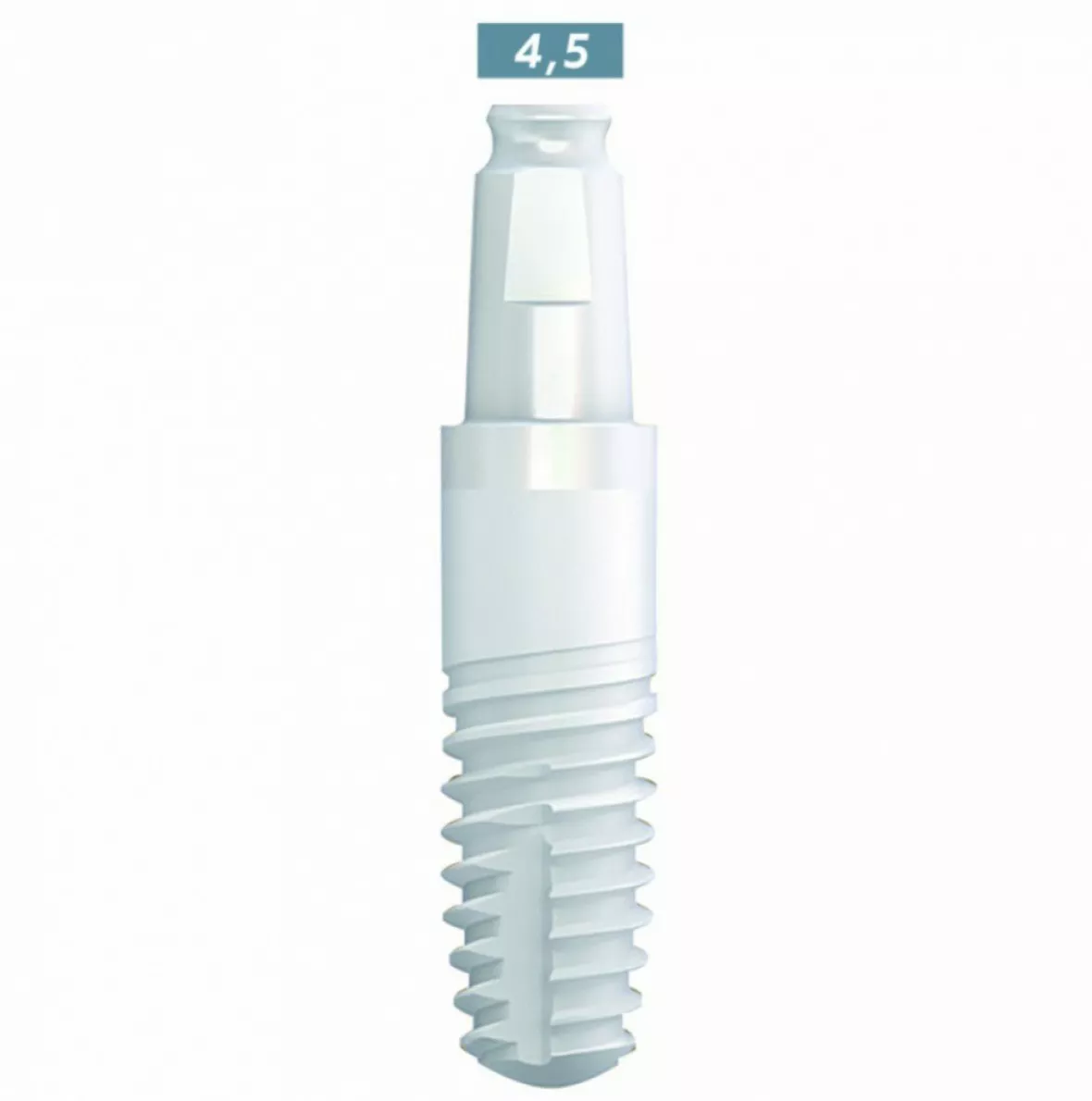 whiteSKY zirconium - цирконевый имплантат стоматологический (однокомпонентный), SKY4510C,  4.5 мм, L 10 мм