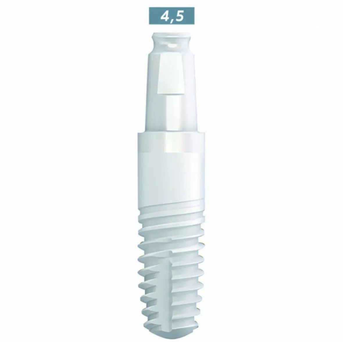 whiteSKY zirconium - цирконевый имплантат стоматологический (однокомпонентный), SKY4512C,  4.5 мм, L 12 мм