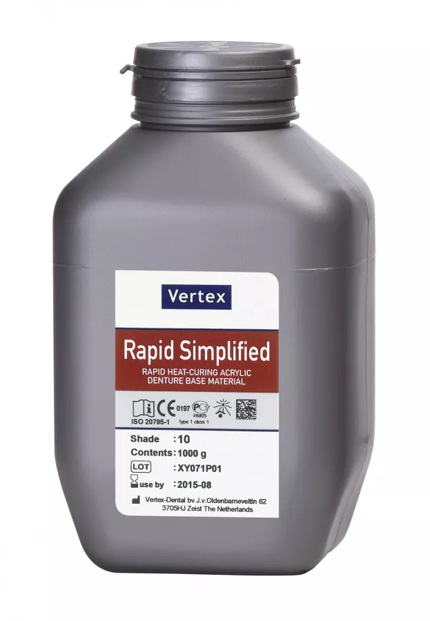 Вертекс Рапид / Rapid Simplified Пластмасса, 1000г., Vertex (5 AVRSP0501000)
