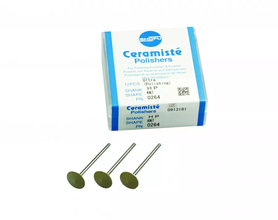 Керамайст / Ceramiste - Силиконовый полир для обработки керамики и эмали 1шт. Shofu (HP Ultra KN7 0264)