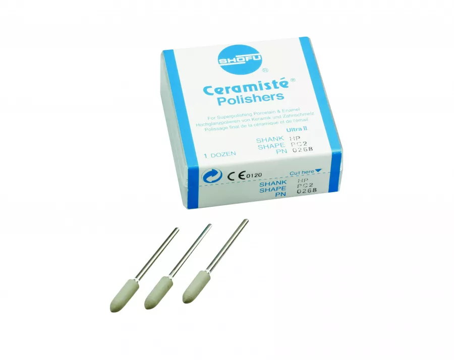 Керамайст / Ceramiste - Силиконовый полир для обработки керамики и эмали 1шт. Shofu (HP Ultra2 PC2 0268)
