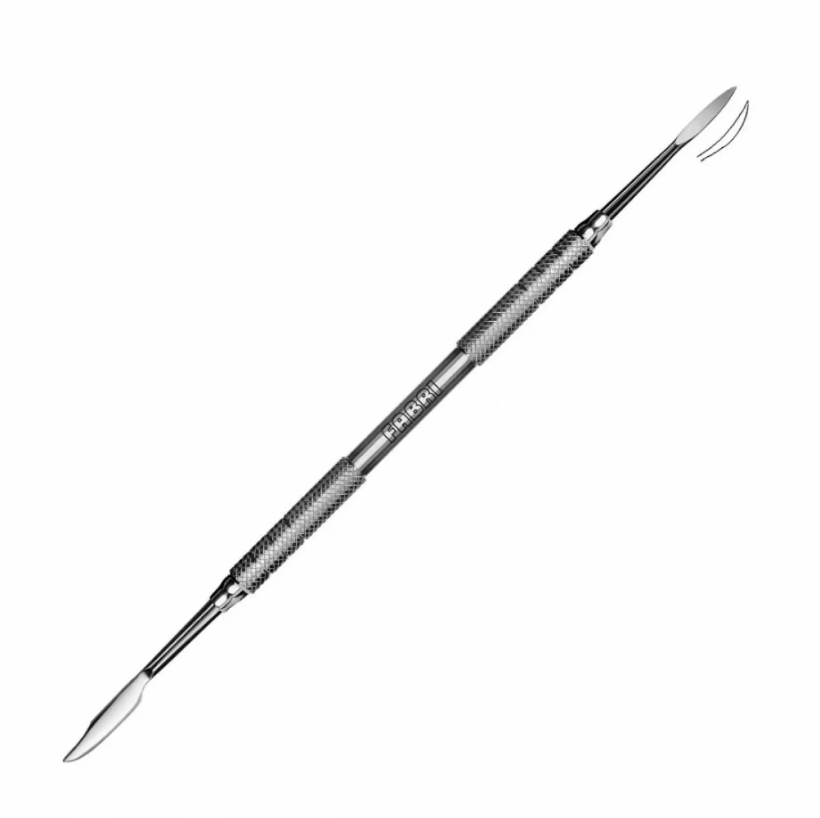 1802-Моделировочный инструмент средний для металлокерамики и воска, лопатка оливка, ручка 6 мм