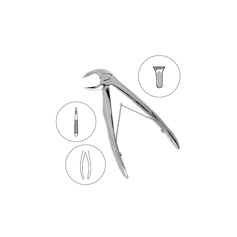 Щипцы для удаления зубов детские нижние, корневые (11-7B)