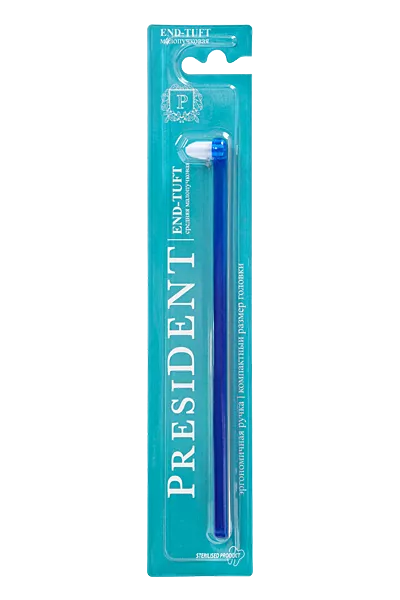 Зубная щётка PRESIDENT End-Tuft малопучковая