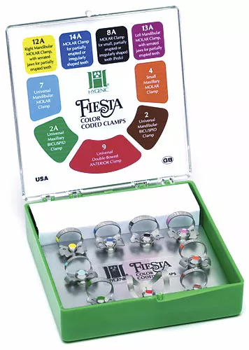 Hygenic - Dental Dam Clamp-Sets (набор кламмеров с крыльями, с автоклавируемой подставкой)