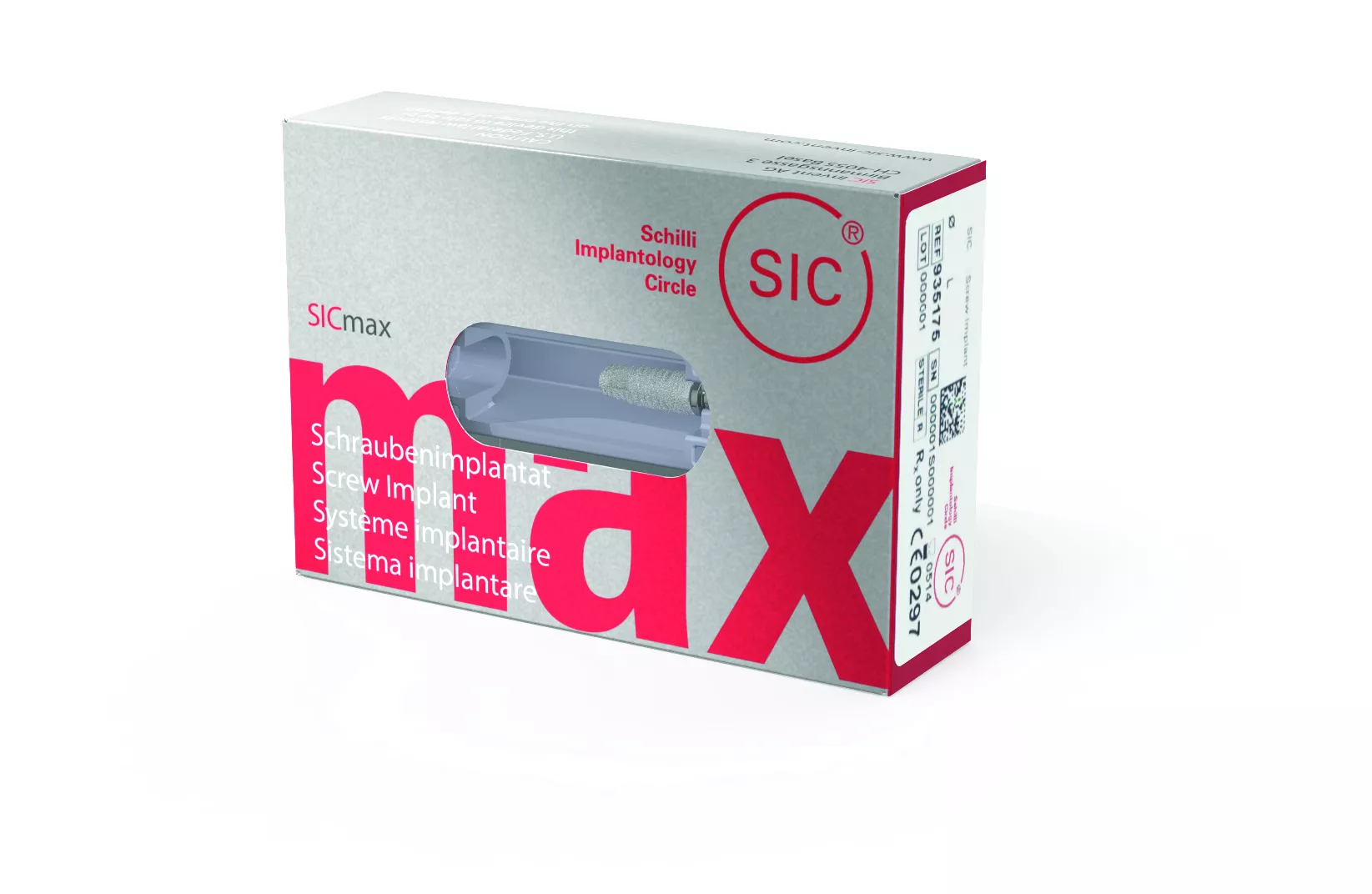 Имплантат SICmax ( 4.2 мм / 13 мм) в комплекте с заглушкой