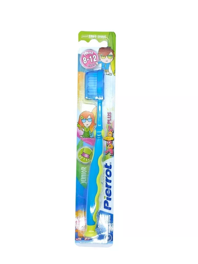 Зубная щетка для детей мягкая Pierrot Junior Plus от 8 до 12 лет