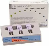IPS E.MAX CAD CEREC/INLAB блоки LT A3 I12, 5 шт.