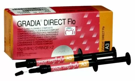 Светоотверждаемый текучий композит GC Gradia Direct Flo (Джи Си Градия Директ Фло) A1, 1,8 г.