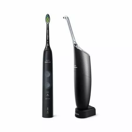 Филипс з/щ ProtectiveClean+AirFlossUltra (BLACK)  HX8424/32