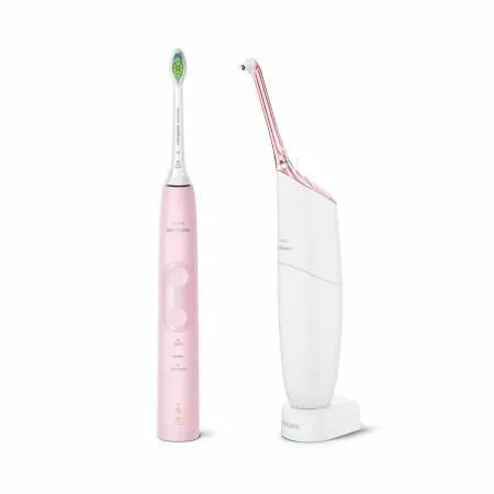 Филипс з/щ ProtectiveClean+AirFlossUltra (White+Pink)  HX8424/39