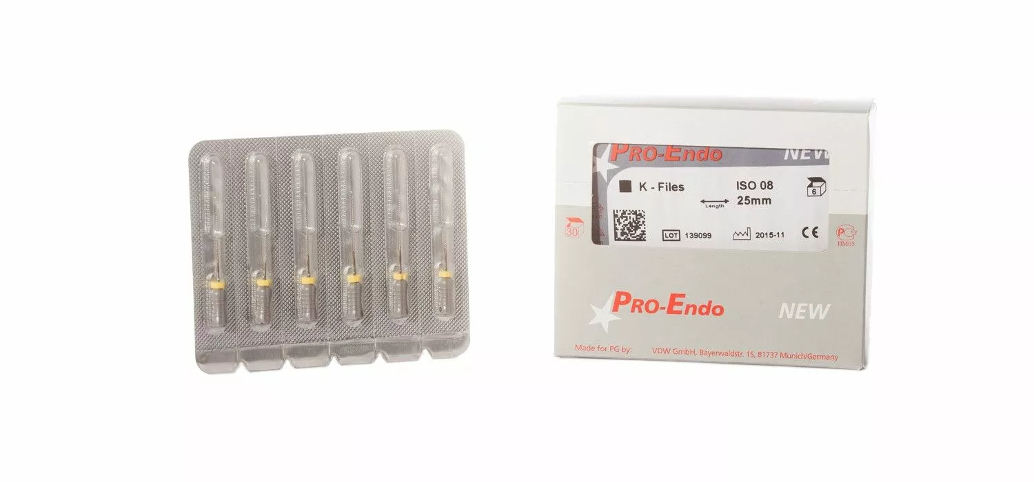 Filing pro. К-файлы про-Эндо k-files l25 VDW-Pro-Endo. K files Pro Endo 25 мм 10 VDW. H-файлы №8 l25, Pro-Endo, VDW. К-файл № 15, 6шт. /Pro-Endo.