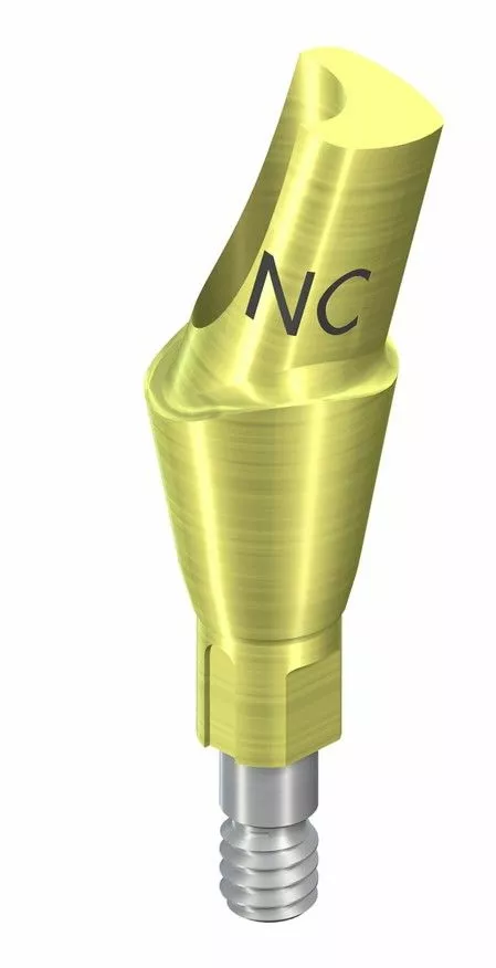 STRAUMANN (ШТРАУМАН) АБАТМЕНТ многобазисный NC, угловой 25, тип A, титановый сплав