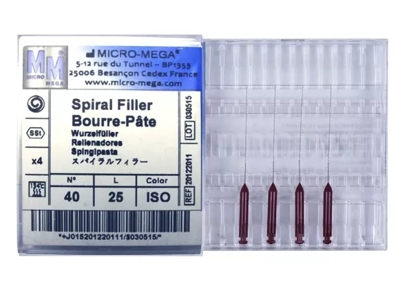 Spiralfillers n40 L:25 mm ISO col - инструменты эндодонтические