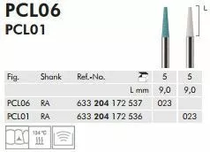 MEISINGER боры абразивные, PCL01 023 RA 204, 5 шт.